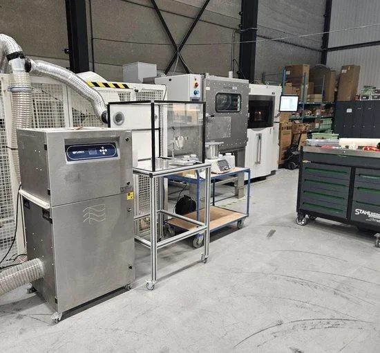 Powder development and processing equipment