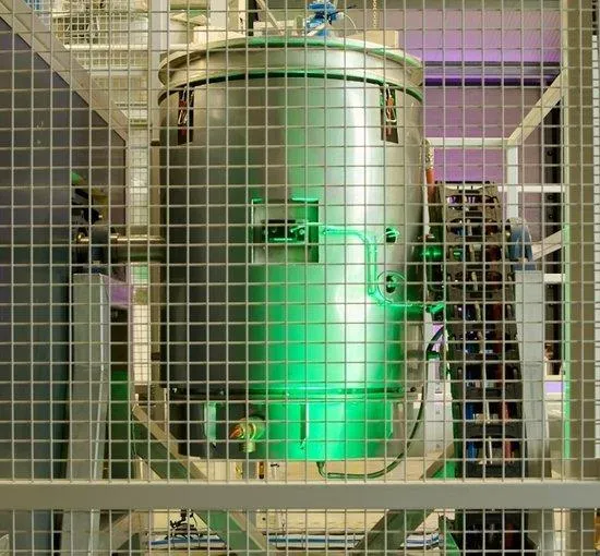 Rejuvenation reactor behind a safety fence